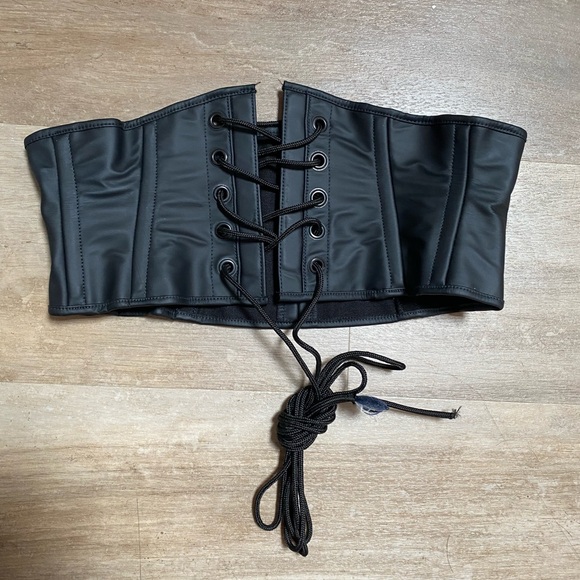 Artifice Clothinf PVC matte black dress. Medium/large. Comes with corset belt! - Picture 11 of 15